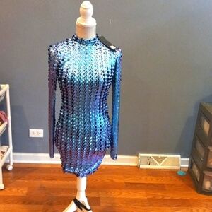Blue mermaid dress